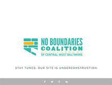 Tablet Screenshot of noboundariescoalition.com